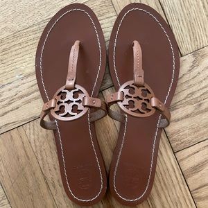 Tory Burch Miller Leather Sandals - Never worn! Size 8/38EU